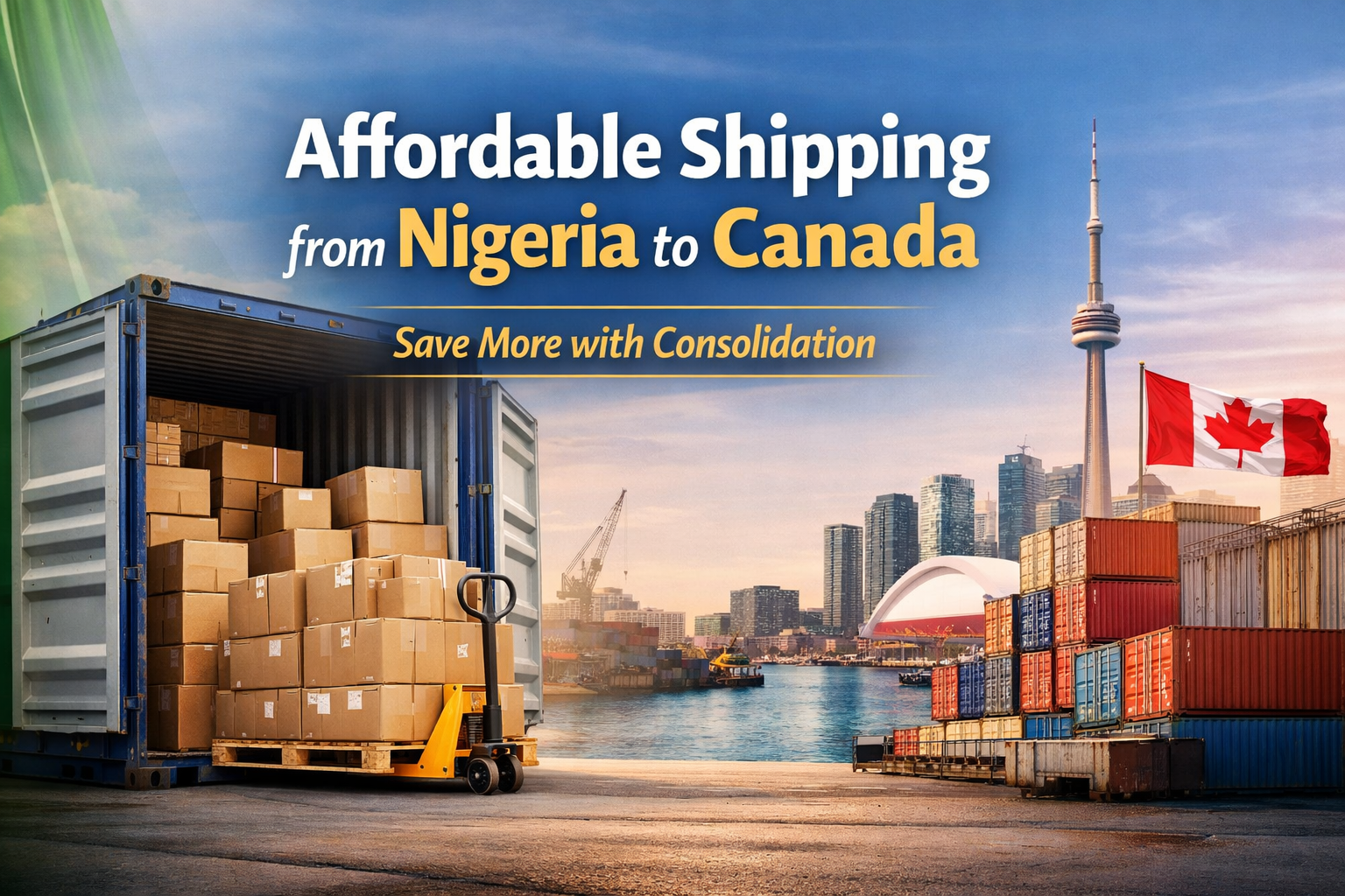 AFFORDABLE SHIPPING FROM NIGERIA TO CANADA